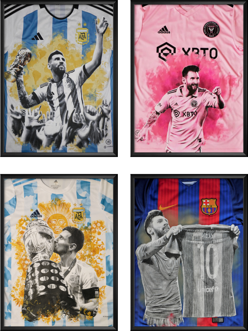 SUPER PACK Messi (4 POSTERS)